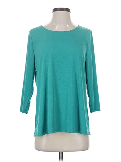 Pre-owned Dear Scarlett 3/4 Sleeve T-shirt In Teal