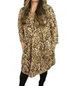 Dear Scarlett Bulgari A Line Dress In Leopard In Multi