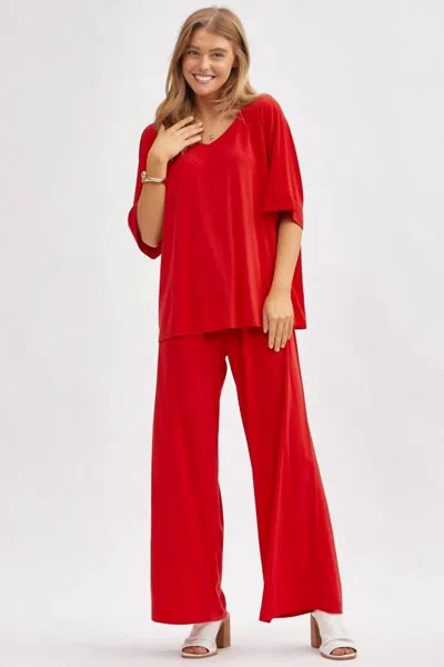 Dear Scarlett Cabana Travel Set In Red
