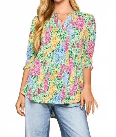 Dear Scarlett Candy Pastel Lizzie Top In Multi