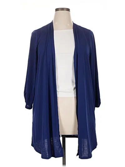 Pre-owned Dear Scarlett Cardigan Sweater In Blue