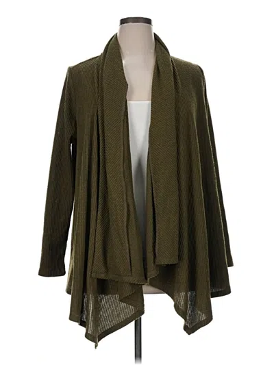 Pre-owned Dear Scarlett Cardigan Sweater In Green