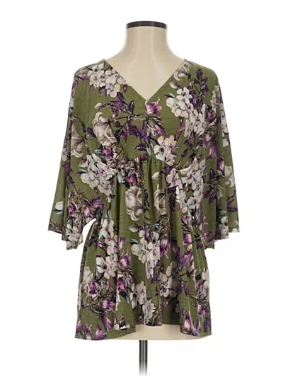 Pre-owned Dear Scarlett Casual Dress In Green