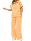 Dear Scarlett Catalina Travel Set Wrinkle Free In Sunkist In Orange