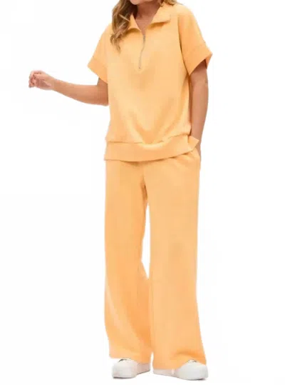 Dear Scarlett Catalina Travel Set Wrinkle Free In Sunkist In Orange