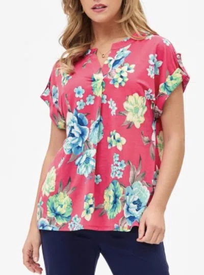 Dear Scarlett Coral Floral Tee