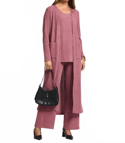 Dear Scarlett Desert Dusk Thermal Lounge Set In Berry In Pink