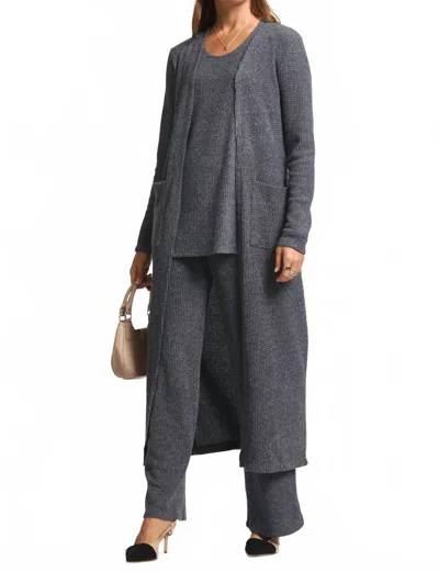 Dear Scarlett Desert Dusk Thermal Lounge Set In Charcoal In Gray