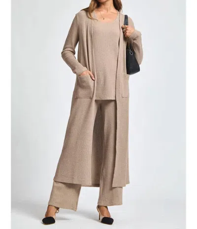 Dear Scarlett Desert Dusk Thermal Lounge Set In Mocha In Multi