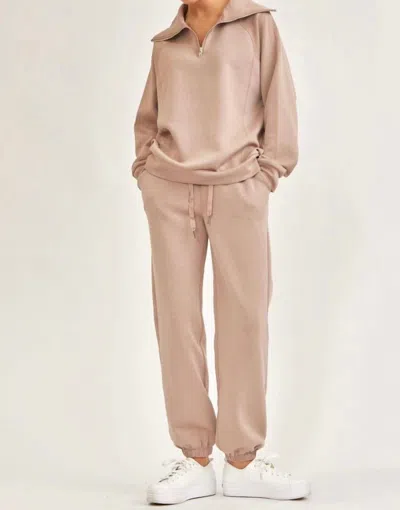 Dear Scarlett Hamptons Travel Set In Cappuccino In Pattern