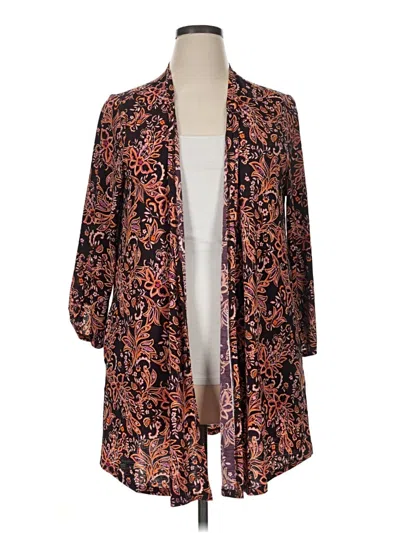 Pre-owned Dear Scarlett Kimono In Brown