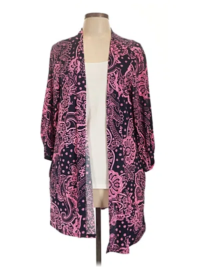 Pre-owned Dear Scarlett Kimono In Pink