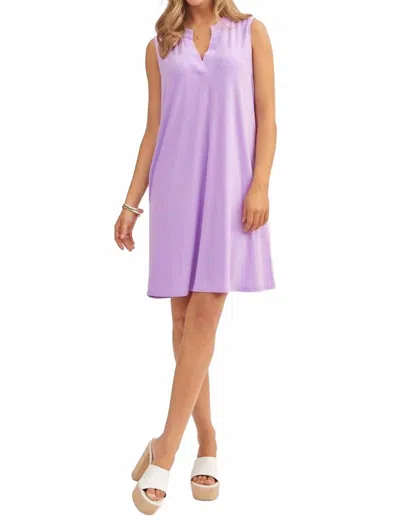 Dear Scarlett Lizzy Tank Dress In Lilac In Multi