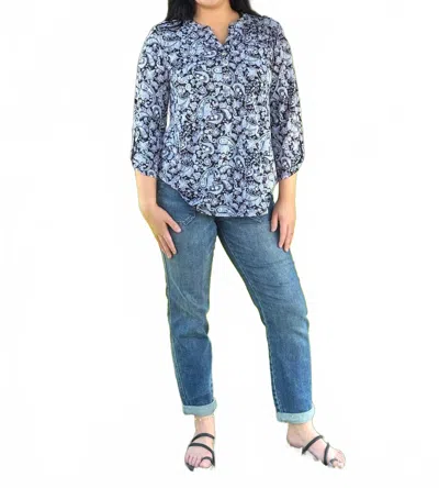 Dear Scarlett Luxe Lizzy Top In Black In Brown
