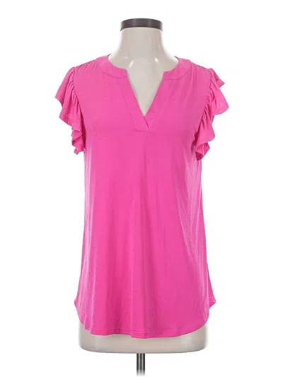 Pre-owned Dear Scarlett Short Sleeve T-shirt In Pink