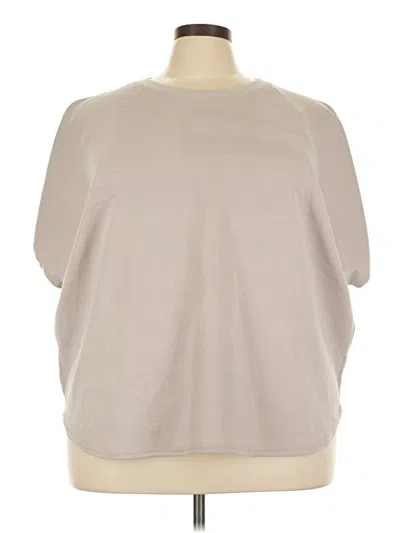 Dear Scarlett Short Sleeve Turtleneck In Gray