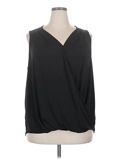 Pre-owned Dear Scarlett Sleeveless Blouse In Black