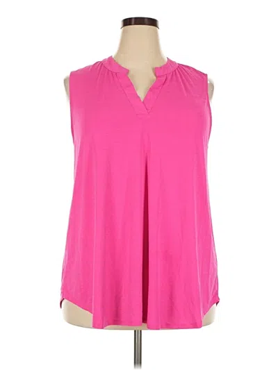 Pre-owned Dear Scarlett Sleeveless Blouse In Pink