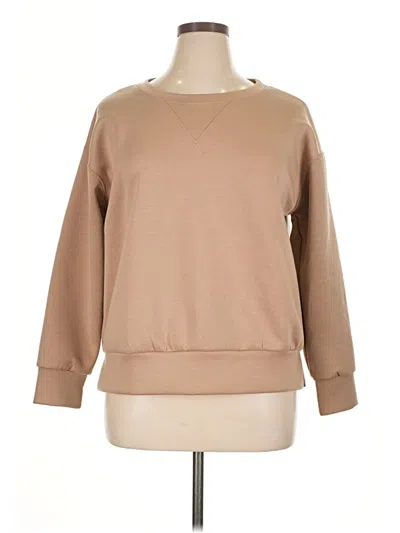Pre-owned Dear Scarlett Sweatshirt In Brown