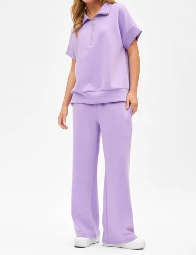 Dear Scarlett Wrinkle-resistant Travel Comfort Set - Plus In Lilac In Purple