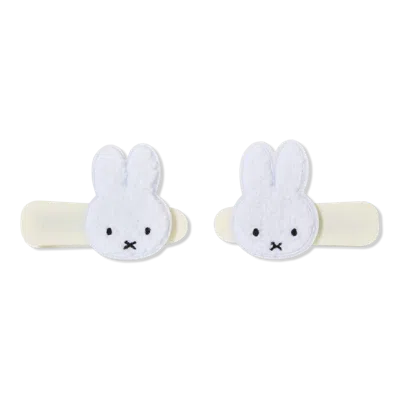 Dearcloud Miffy Curiously Cute No Crease Styling Plush Hair Clips