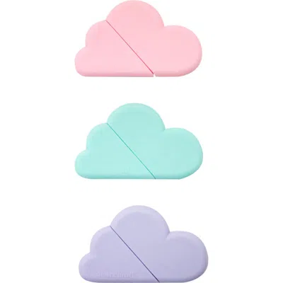 Dearcloud Smoothing Dermaplane Facial Razor 3-piece Set In Pastel Blue