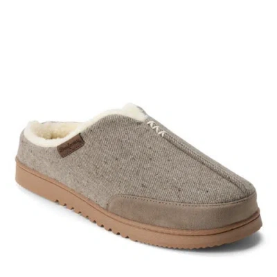 Dearfoams Aldan Clog Slippers In Fossil
