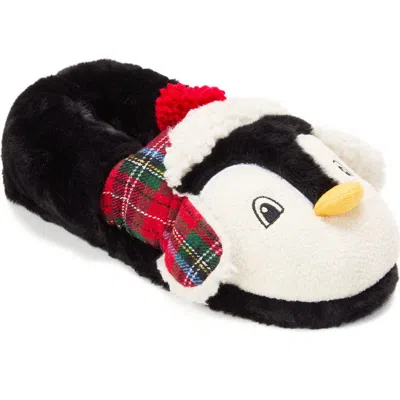 Dearfoams Animal Closed Back Slipper In Black