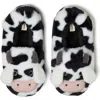 Dearfoams Animal Closed Back Slipper In Black-white