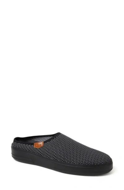 Dearfoams Annie Slip-on Sneaker In Black/ Black