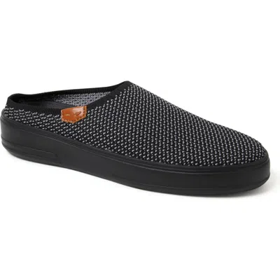 Dearfoams Annie Slip-on Sneaker In Black/black