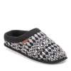 Dearfoams Asher Marled Knit Clog Slipper In Black