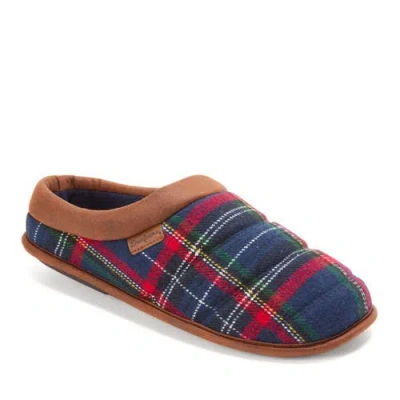 Dearfoams Asher Marled Knit Clog Slipper In Blue