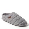 Dearfoams Asher Marled Knit Clog Slipper In Grey
