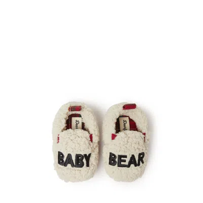 Dearfoams Baby Cozy Sherpa Baby Bear Slipper In Neutral