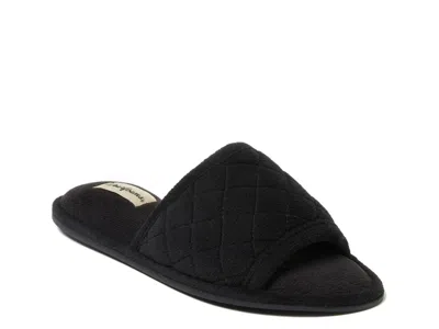 Dearfoams Beatrice Slide Slipper In Black