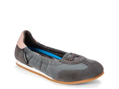 Dearfoams Benita Ballet Slipon Sneaker In Gray