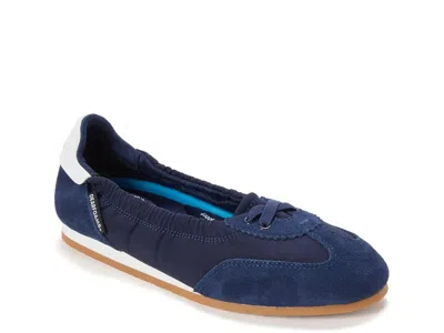 Dearfoams Benita Ballet Slipon Sneaker In Blue