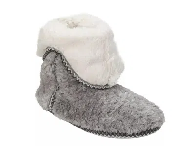Dearfoams Beth Bootie Slipper In Gray