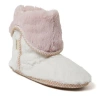 Dearfoams Beth Furry Bootie In Muslin