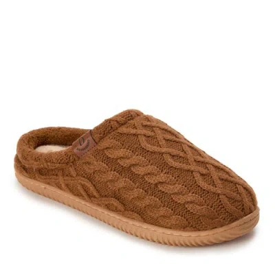 Dearfoams Case Casual Clog Slippers In Brown