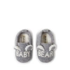 Dearfoams Casey Baby Bear Family Scuff Slipper In Gray