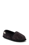 Dearfoams Chenille A-line Slipper In Black