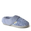 Dearfoams Women's Claire Marled Chenille Knit Clog In Stonewash
