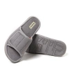 Dearfoams Collin Terry Adjustable Shower Slide Slipper In Medium Grey