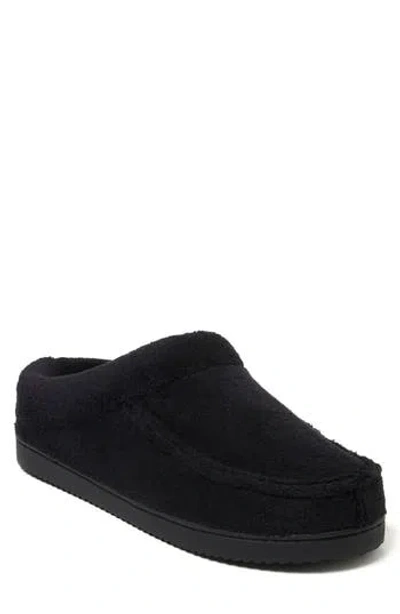Dearfoams Corby Terry Clog Slipper In Black