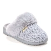 Dearfoams Courtney Knit Scuff Slipper In Blue