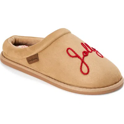 Dearfoams Cozy Clog Slippers In Neutral