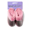 Dearfoams Cozyfoams Women's Glitter Scuff Slipper With Gift Bag In Multi