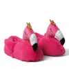 Dearfoams Cozyfoams Women's Overstuffed Animal Closed Back Slipper In Pink